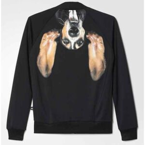 ADIDAS x RITA ORA Collab 2015 Basset Puppy Beagle Black Track Jacket Women Small